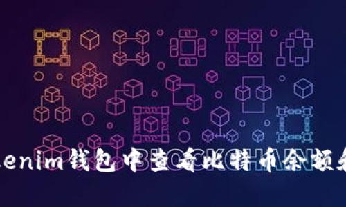 如何在Tokenim钱包中查看比特币余额和交易记录