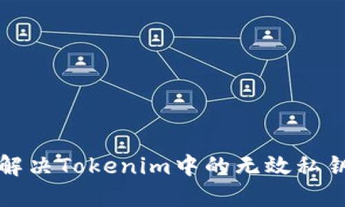 如何解决Tokenim中的无效私钥问题